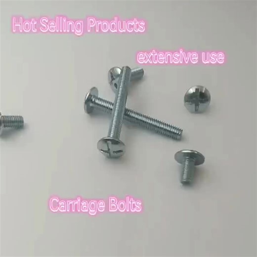 Metric Galvanized Round Head square Neck Bolts 8.8 Grade DIN 603 M6-M24 Carbon Steel Carriage Bolts