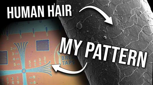 Drawing Microscopic Patterns with Electrons