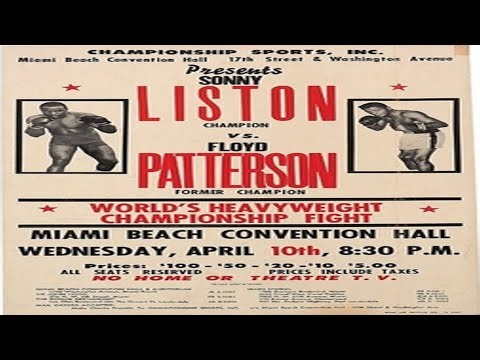 Sonny Liston vs. Floyd Patterson II, July 22, 1963, in 4K colourized