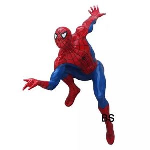 [Hot Item] Custom Life Size Fiberglass Movie Character Statue Resin Spiderman Sculpture