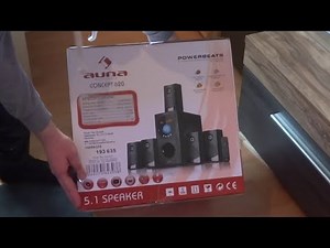 Unboxing Auna Concept 620 5.1 Lautsprechersystem | 5.1 Surround-Sound-System