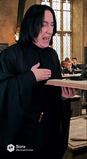 Professor Snape’s Class Decorum Song
