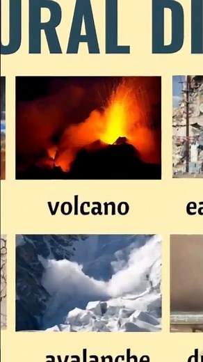 Type of natural disasters| Part 11 #volcano