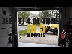 Jeep Wrangler TJ 4.0L Tune Up in 5 Minutes