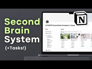 BEST Knowledge Management System with Tasks? | Second Brain Notion Template Tour