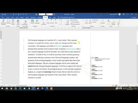 Proofreading Tutorial II - Save Time and Increase Accuracy with the "Compare" Feature in MS Word
