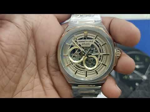Kenneth Cole Two Tone Automatic Watch Review || New Launch Automatic Watch for Men