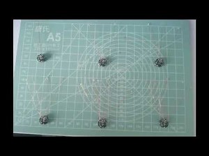 Wired 5cm Magnetic Control Lamp Led Magnetron Light Model +magnet +