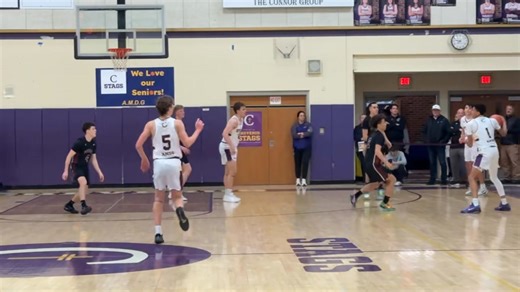 A big first quarter from Jameson Fitzpatrick (once he got the right ball) and Cheverus leads Windham 13-8 | Maine Basketball Rankings