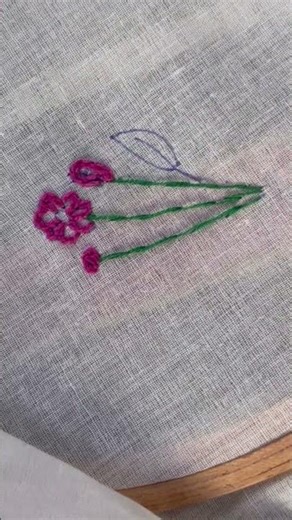 Simple Design | Embroidery Learing #shorts #song #trending #needlework