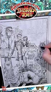 Let's draw the Addams Family!
