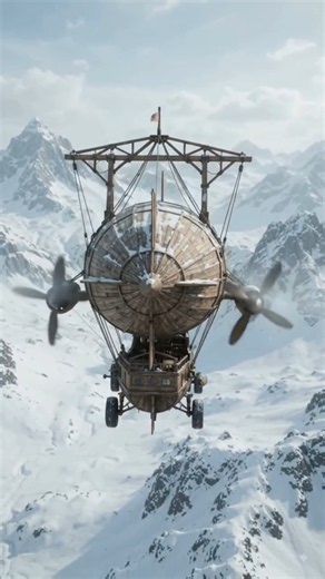 Old Village Man Builds a Full-Size Wooden Airship | Incredible Handmade Zeppelin 🪵🎈