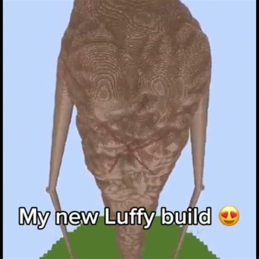 Luffy in Minecraft#onepiece #luffy #anime #dbz #gaming #gta5 #viralshort