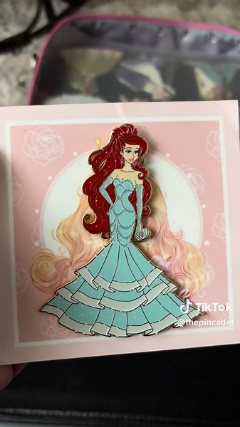 Fantasy pins are really doing it for the girls. Obsessed with this Runway Ready series by nyxxipins. I think this is all of them. When I was able to trade for Ariel I couldn't believe it! The details in all of these is amazing. As far as fashion, I really don't think authentic pins can touch fantasy pins. #pintok #fantasypins #disneypins #disneyprincess