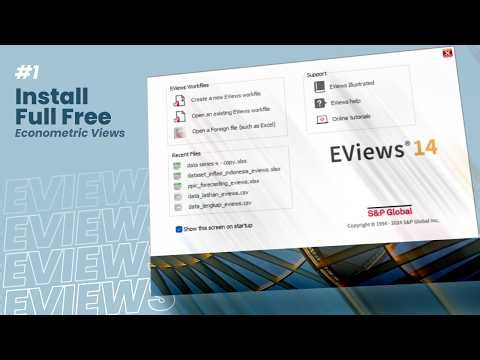 Set Up EViews Student Lite Gratis untuk Forecasting Ekonometrika