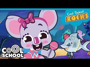 Cool School Presents: COOL SCHOOL ROCKS! Baby Shark Dance/Pop Official Music Video PREMIERE! - Videos For Kids