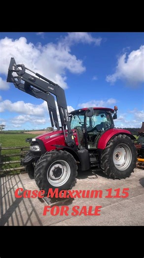 Case Maxxum 115 2012 Only 2513hours 👌🏻 Link in bio #tractor #tractorforsale #case #casemaxxum #forsale