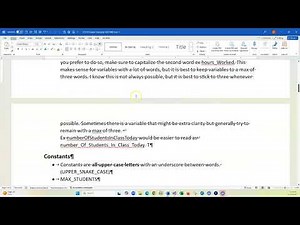CS210 Program Standards Part 01