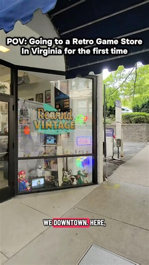 POV: Going to a Retro Game Store in Virginia for the first time #nintendo #retro