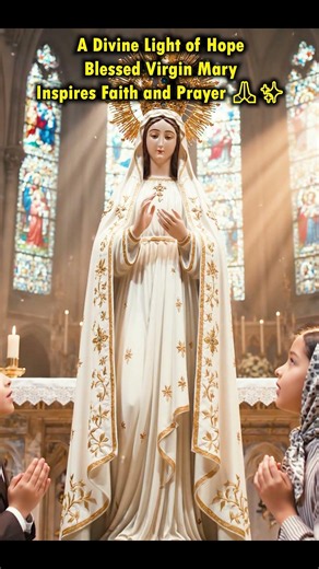 A Divine Light of Hope | Blessed Virgin Mary Inspires Faith and Prayer 🙏✨