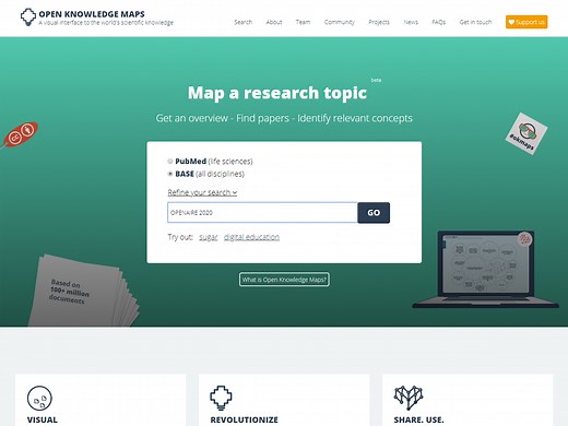 Scolary — Open Knowledge Maps