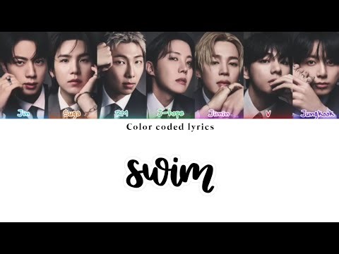 BTS SWIM COLOR CODED LYRICS | ARIRANG || #bts