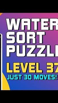 Water Sort Puzzle Level 370 Walkthrough [30 Moves!]