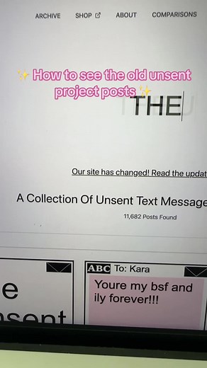 How to see old messages from unsent project #unsentproject #unsentmessages #theunsentproject #crush #fyp
