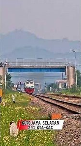 KERETA API (KA) KUTOJAYA SELATAN 291 KTA-KAC #keretaapi #keretaapiindonesia #train #daop2 #cc203