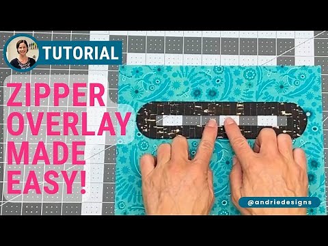 How to Sew a Zipper Overlay ✨ | Easy Bag-Making Tutorial
