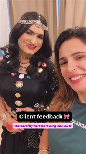 Simmy on Instagram: "Client feedback is more Important 🫶🏻🎀 in frame: @shweta_cd19 Mua : @crossdressing_makeover . . #makeuptransformation #m2f #cd #maletofemaletransformation #crossdressinglife #cdmakeover"