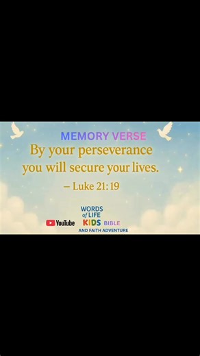 Today’s Words of Life Kids Bible and Faith Adventure story comes from Luke 21:5–19, where Jesus teaches His followers to stay strong in faith, even when life feels scary or confusing. When people admired the beautiful temple, Jesus said one day it would fall. He told His disciples not to be afraid — because even when hard times come, God is still in control! Join us for this exciting and comforting story that reminds us to trust Jesus no matter what. You’ll also enjoy: 🌟 Interactive quiz questi
