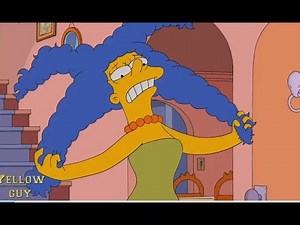 The Simpsons - Marge Shows Off Her Beautiful Hair!