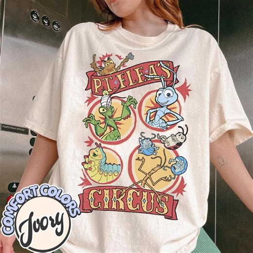 Disney Pixar A Bug's Life PT Flea's Circus T-shirt, Disneyland A Bug's Land Family Outfits, Animal Kingdom, Heimlich Flik Hopper Bug Shirt - Etsy