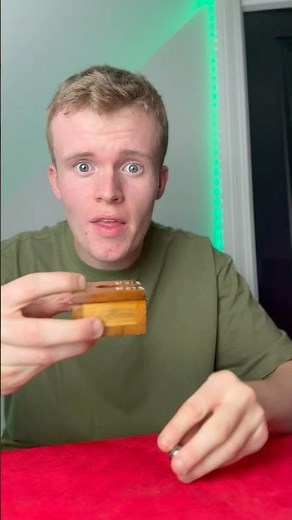 Crazy Glass Box Trick 🤯