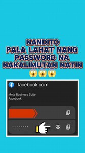 898K views · 9.7K reactions | DITO PALA MAKIKITA LAHAT YUNG MGA NAKALIMUTANG PASSWORD #password #googlepassword #organicfollowers #googleaccount #facebookviral | Tutorial vibes | Facebook