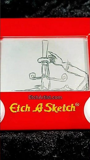 Mr. Bobinsky from Coraline #mrbobinsky #coraline #etchasketchart #etchasketch #etchartist #art