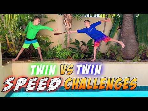 Twin vs Twin Ultimate SPEED Challenges!!