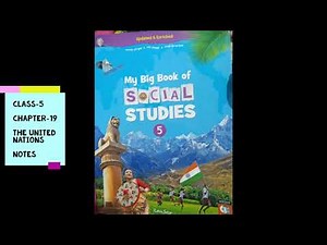 The United Nations Notes|5th Std SST Notes| Chapter-19||My Big Book of Social Studies|Ratna Sagar|#5