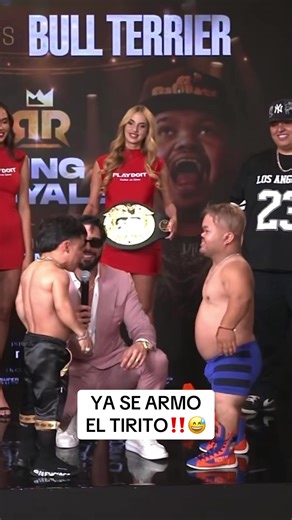 Abelito vs El Comandante Patillas #boxeomexicano #boxing #show #ponchodenigris #enano