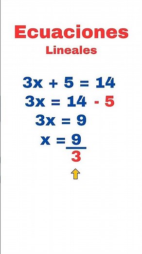 Cómo resolver ecuaciones lineales: Guía completa para principiantes #shorts #matemáticas