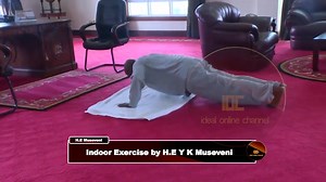 Indoor Exercise by H.E. President Yoweri Kaguta Museveni | Sekkle David