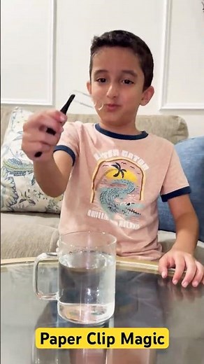 Paper Clip Magic Trick for Kids! 🪄✨ Easy & Fun