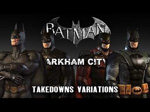 The Art of Takedowns Variations in the museum | Batman Arkham City Creative Stealth