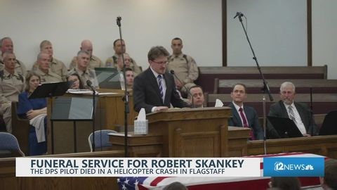 Funeral service for DPS Pilot Robert Skankey | Haystack News