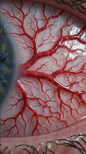 Why Do Eyes Turn Red? 3D Animation Explains Bloodshot Eyes