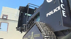 33K views · 73 reactions | An armored machine to help law enforcement agencies across the state is being housed in Bismarck. The Bismarck Police Department has taken on the responsibility of what it calls "The Rook" after working on getting federal funding for it. The Rook cost more than $300,000. https://bit.ly/2TZg0mC | KFYR-TV | Facebook
