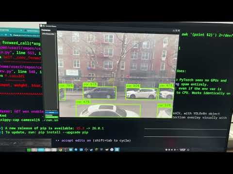 Computer vision Demo app built with Claude code on an Arch Linux PC