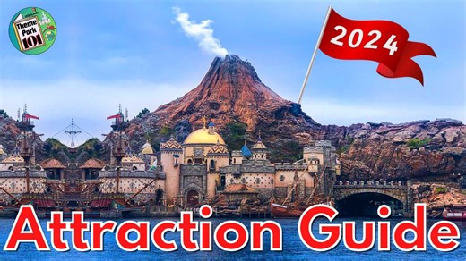 Tokyo DisneySea ATTRACTION GUIDE - SPRING All Rides & Shows - Tokyo Disney Resort, JAPAN