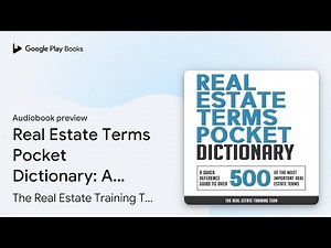 Real Estate Terms Pocket Dictionary: A Quick… by The Real Estate Training Team · Audiobook preview